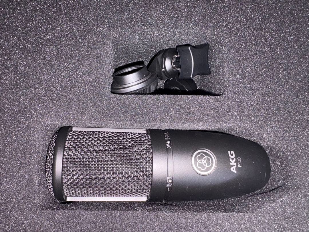 AKG アーカーゲー P120 コンデンサーマイク マイクスタンドセット