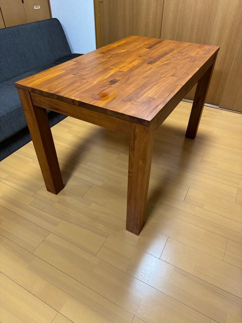 たま SCANTEAK 木製 長方形テーブル