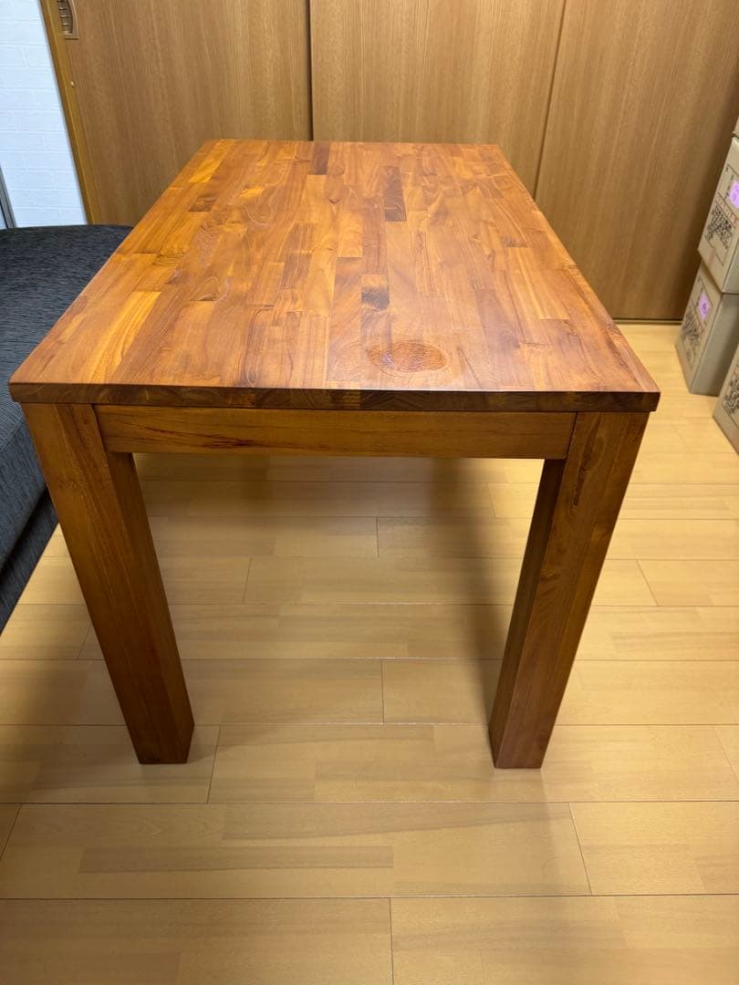 たま SCANTEAK 木製 長方形テーブル