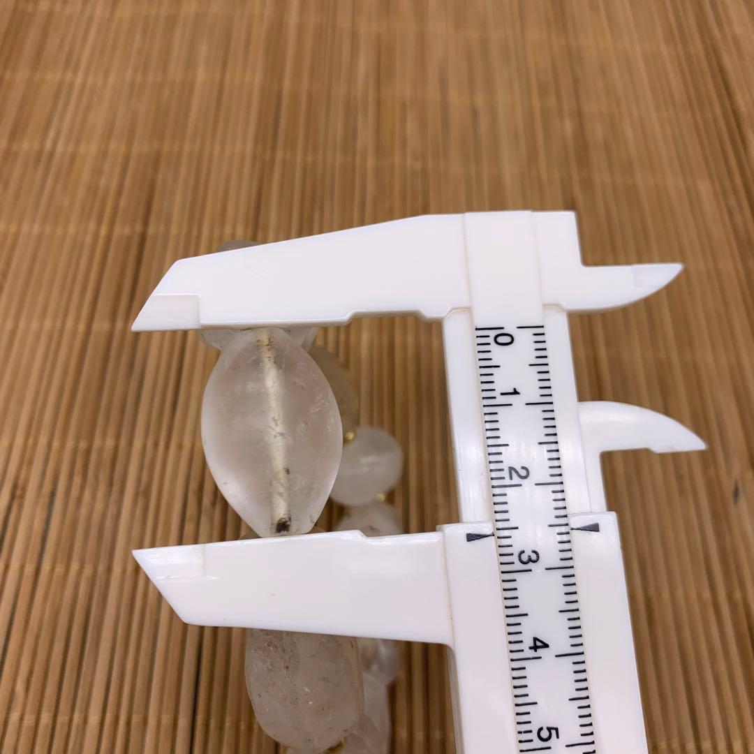 アンティークビーズ/水晶ブレスレット