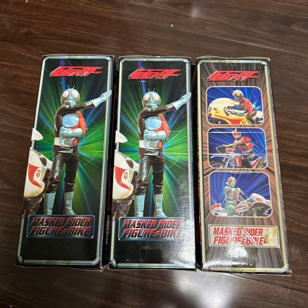 仮面ライダー　フィギュア&バイク　バンプレスト 4点　セット