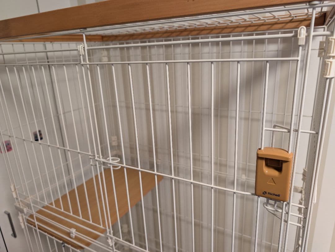 リッチェル 木製お掃除簡単キャットサークル M（ライトブラウン