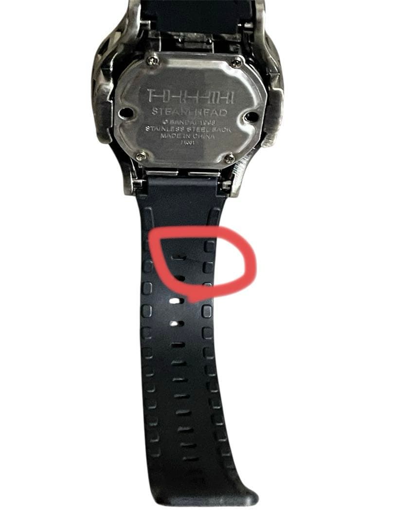 希少✨ バンダイ トキマ スチームヘッド 腕時計 ウレタンベルト 復刻版