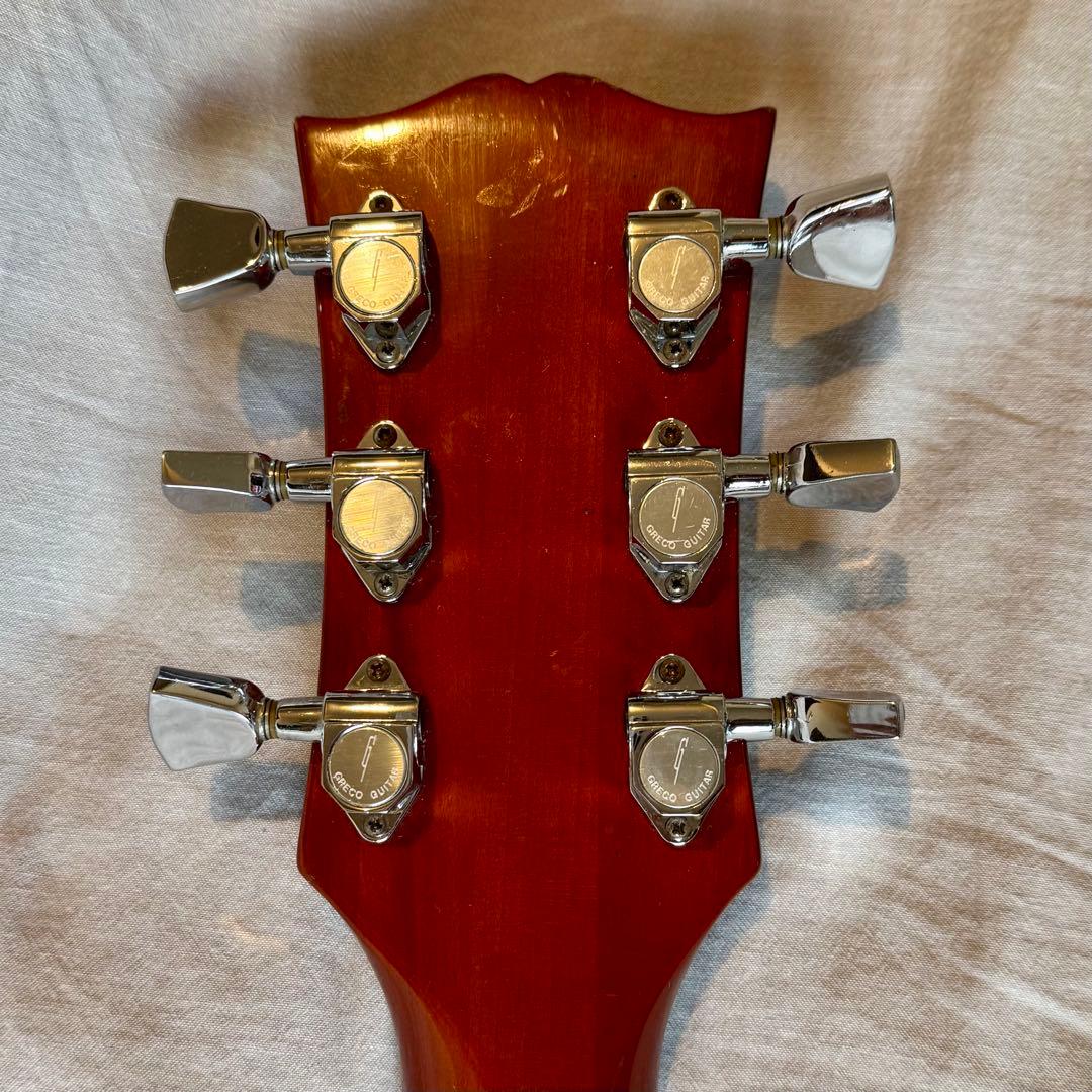 【動作確認済】グレコレスポール 1975年製フレイム杢 チェリーサンバースト
