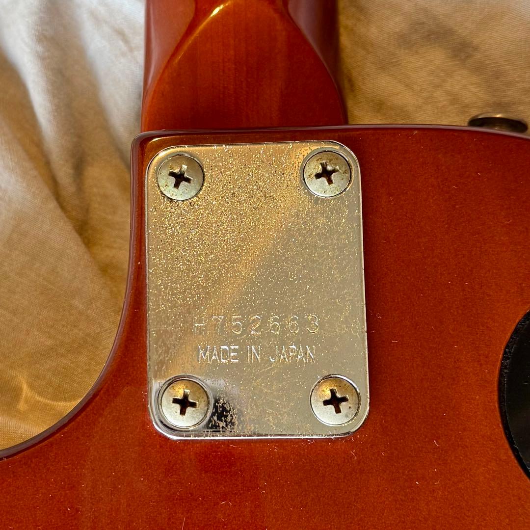 【動作確認済】グレコレスポール 1975年製フレイム杢 チェリーサンバースト