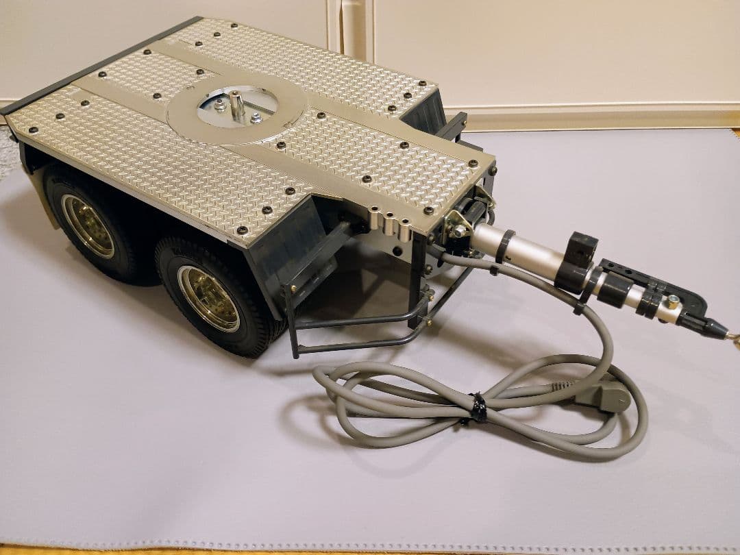 タミヤ　ポールトレーラー　改造ベース用　ライトユニットオプション付き