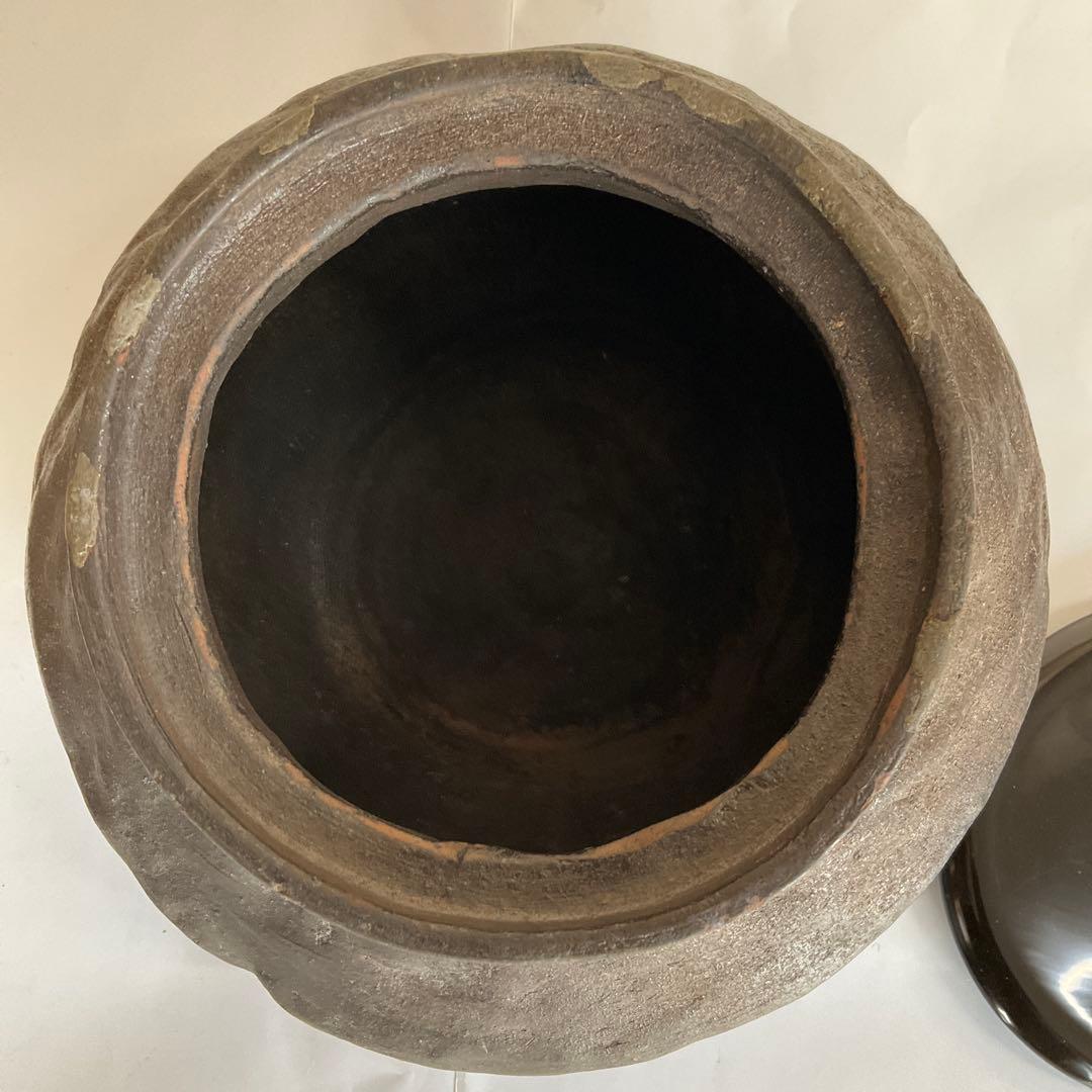 古常滑焼　算盤玉型水指　桃山〜江戸時代初期頃