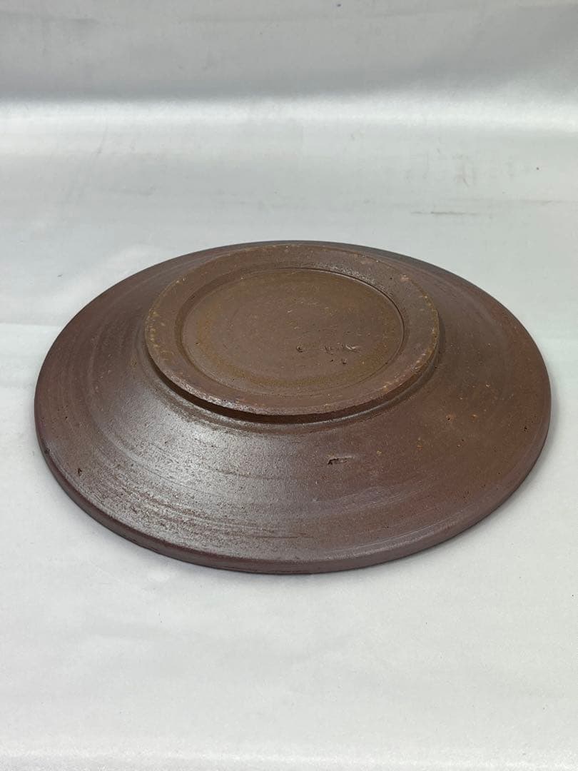 備前焼 石田安弘 皿 共箱 1018