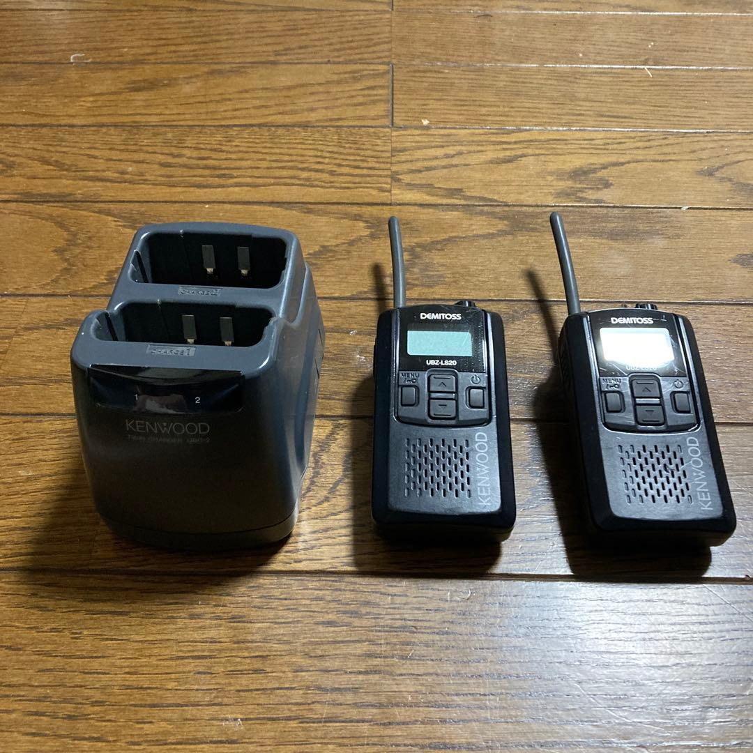KENWOOD UBZーLS20 2台+ツインチャージャーUBCー2 完動品