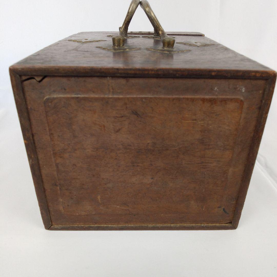 李朝化粧箱　李朝民芸家具　李朝家具　化粧箱　収納箱　木製箱　木箱　木工