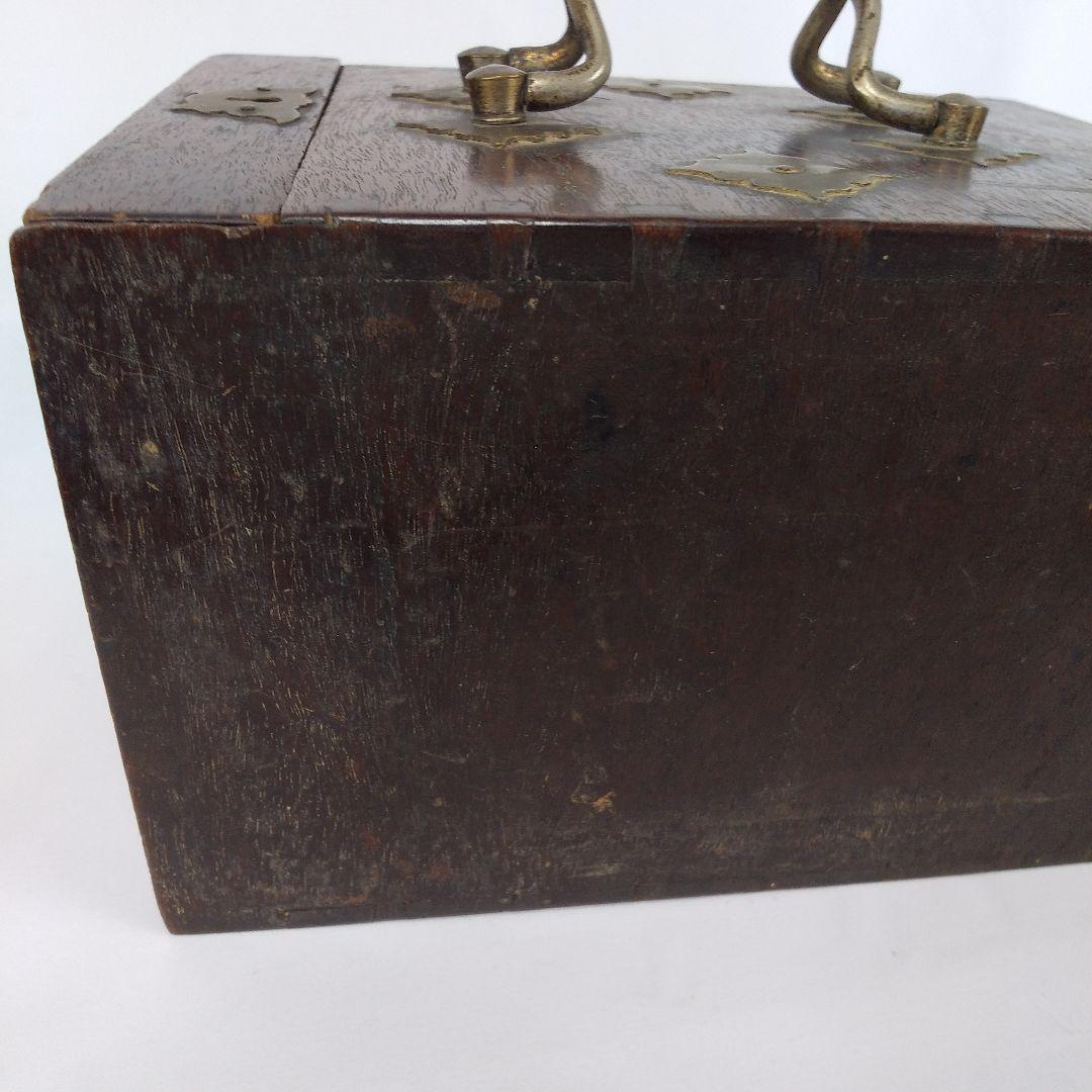 李朝化粧箱　李朝民芸家具　李朝家具　化粧箱　収納箱　木製箱　木箱　木工