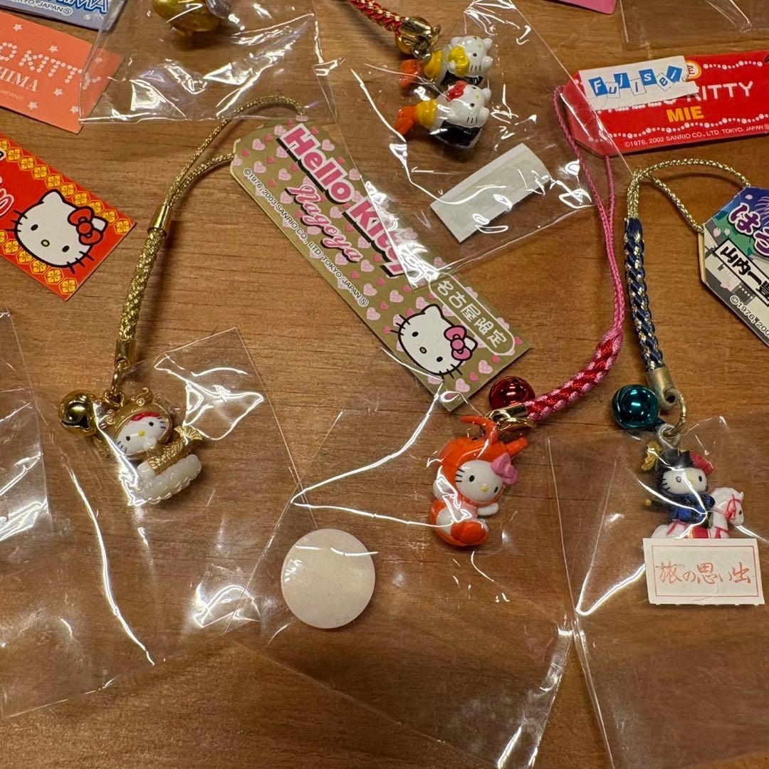 ハローキティ 愛知 三重 県内 限定 ご当地ストラップ 12個 セット
