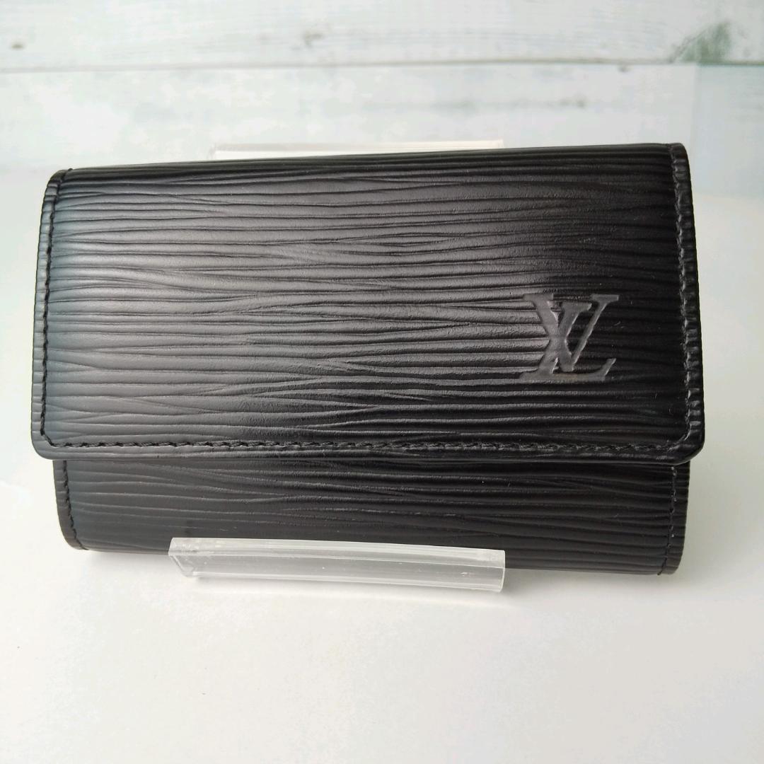 【箱付き】LOUIS VUITTON エピ ミュルティクレ ブラック キーケース
