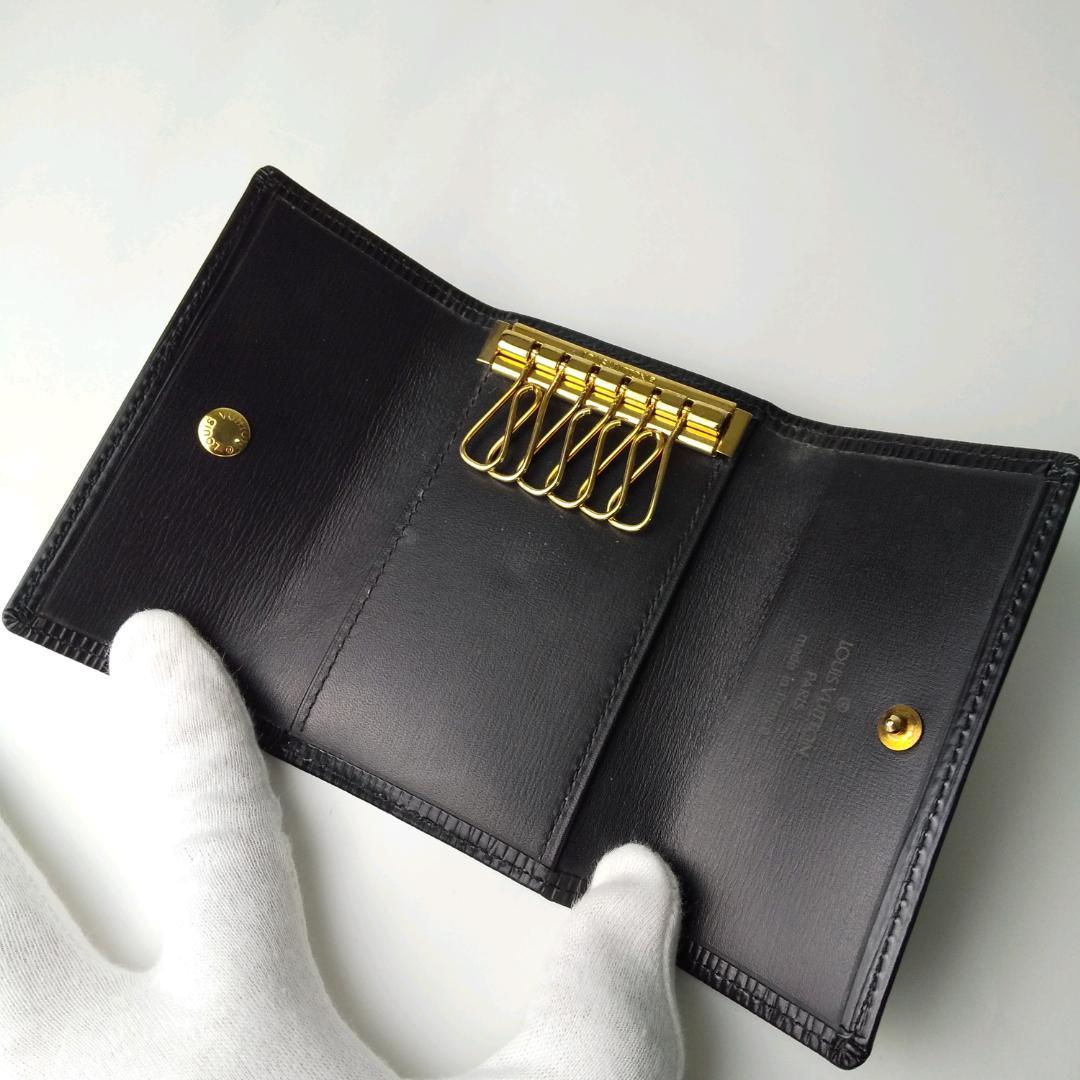 【箱付き】LOUIS VUITTON エピ ミュルティクレ ブラック キーケース