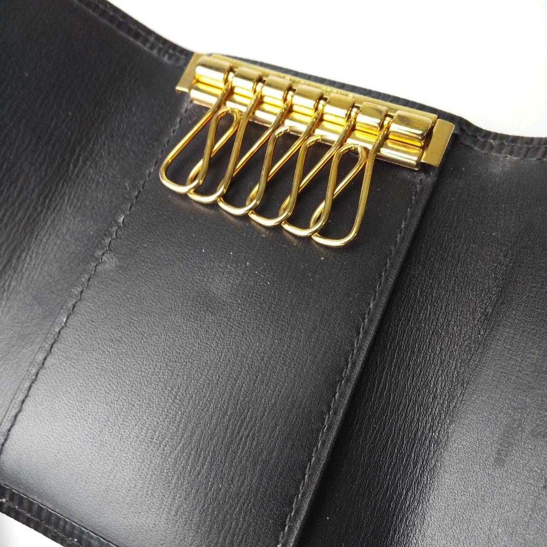【箱付き】LOUIS VUITTON エピ ミュルティクレ ブラック キーケース