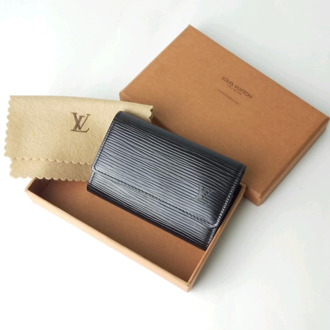 【箱付き】LOUIS VUITTON エピ ミュルティクレ ブラック キーケース