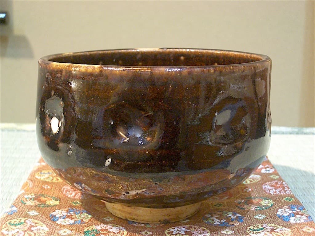 京焼・清水焼　黄檗道元手造　茶碗　「林春隆翁羽化記念」共箱　無傷　古物。