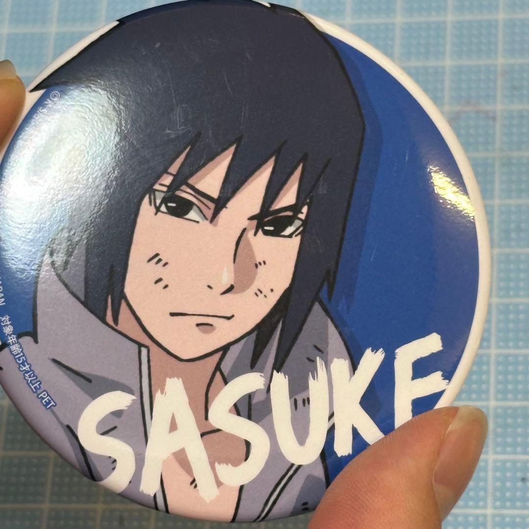 NARUTO　ナルト　缶バッジ　バッチ　セガ　SEGA プライズ　うちはサスケ