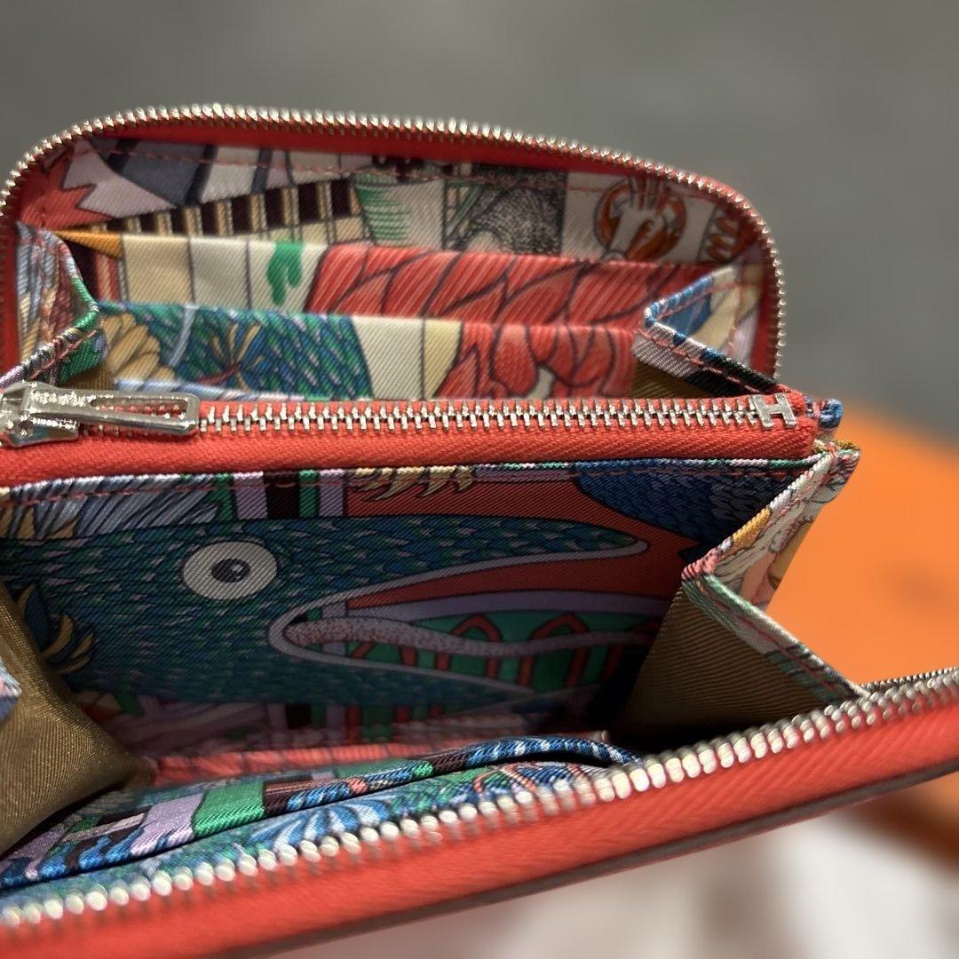 HERMES エルメス　アザップ　シルクイン　コンパクト　ミニ財布