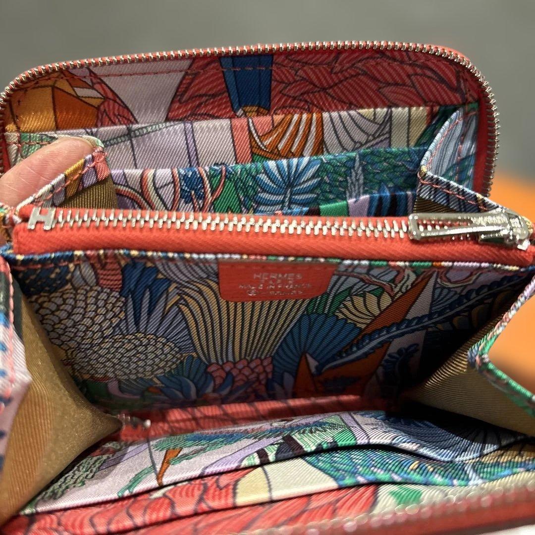HERMES エルメス　アザップ　シルクイン　コンパクト　ミニ財布