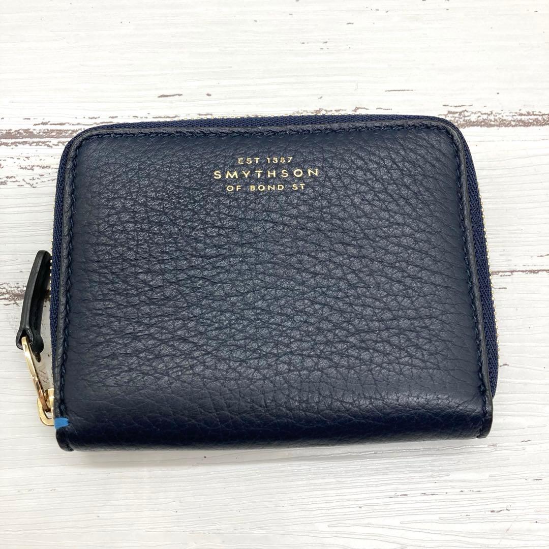 新品未使用❣️ SMYTHSON スマイソン レザー コンパクト財布ウォレット