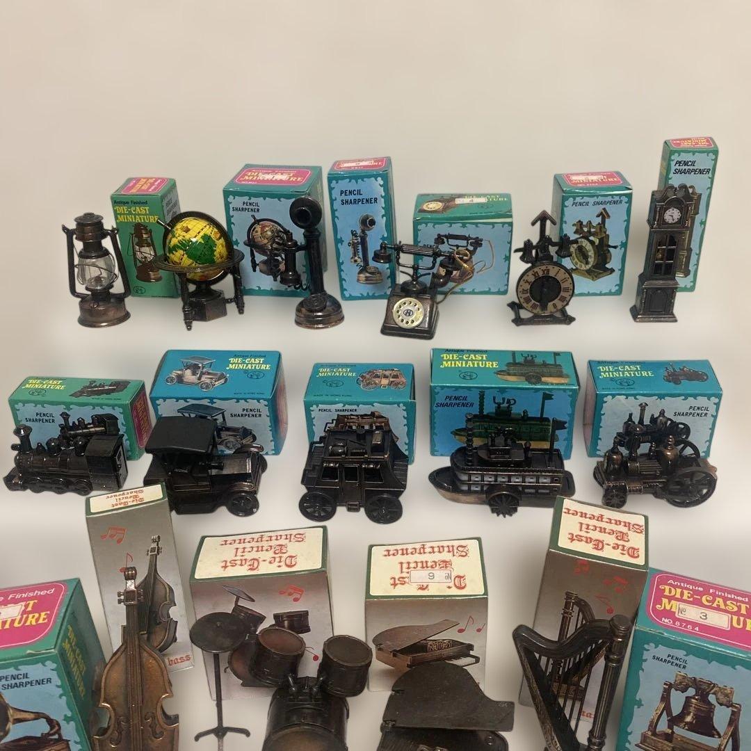 超希少！ダイキャスト鉛筆削り 昭和レトロ 30点セット 全て箱入り