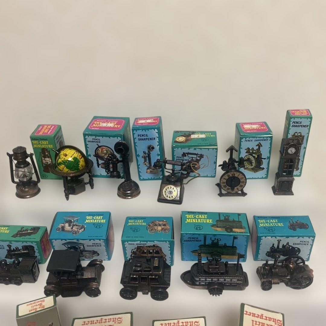 超希少！ダイキャスト鉛筆削り 昭和レトロ 30点セット 全て箱入り