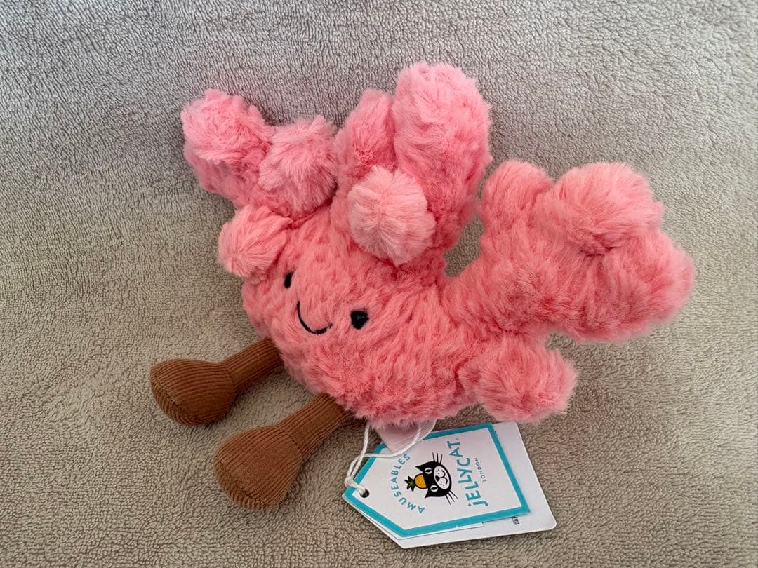  ジェリーキャット　アミューザブル・コーラル　サンゴ　ぬいぐるみ