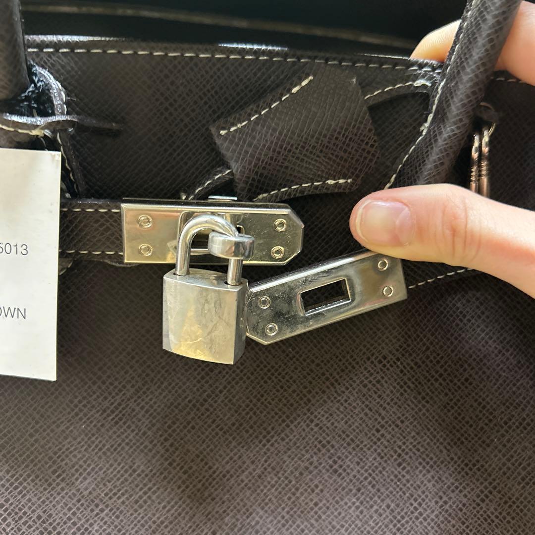 Yves Saint Laurent ブラウン ハンドバッグ