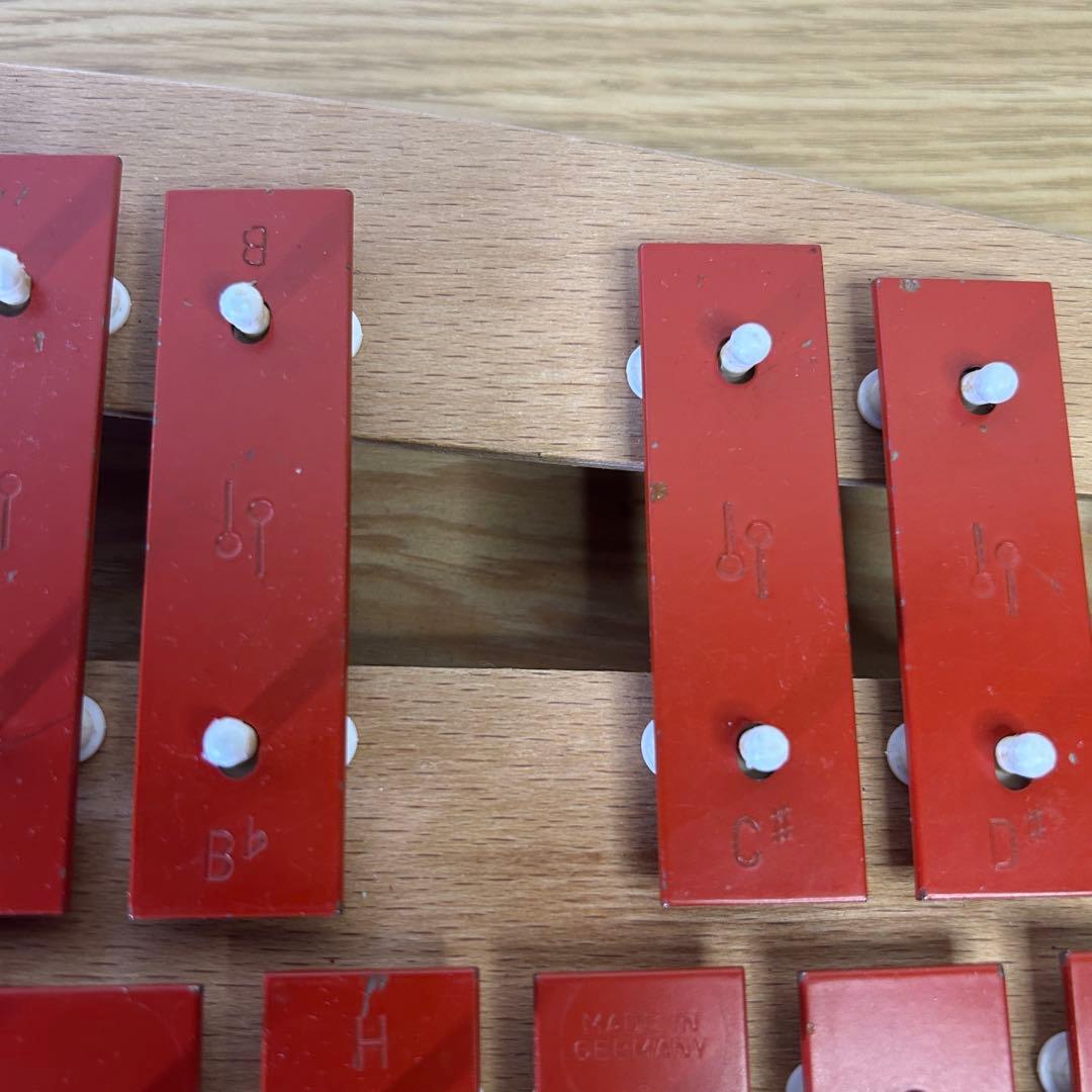 【かめみ様】 SONOR NG 30 メタルフォン 鉄琴 ソナー マレット付き