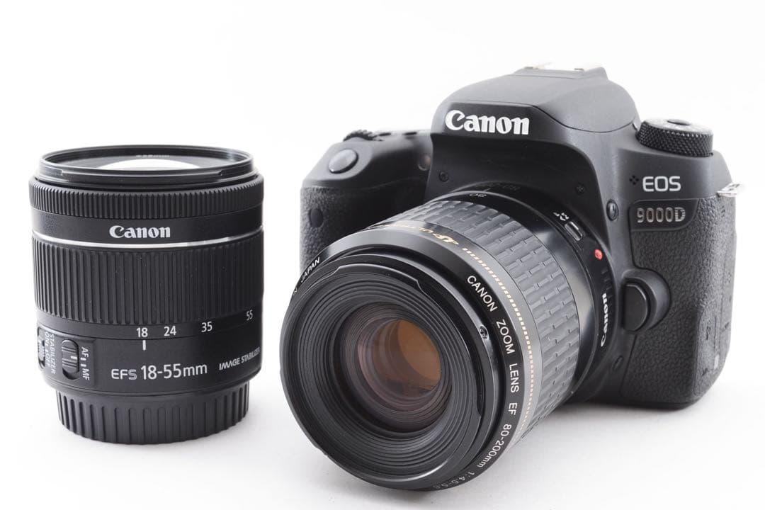 Canon EOS 9000D標準&望遠ダブルレンズセット