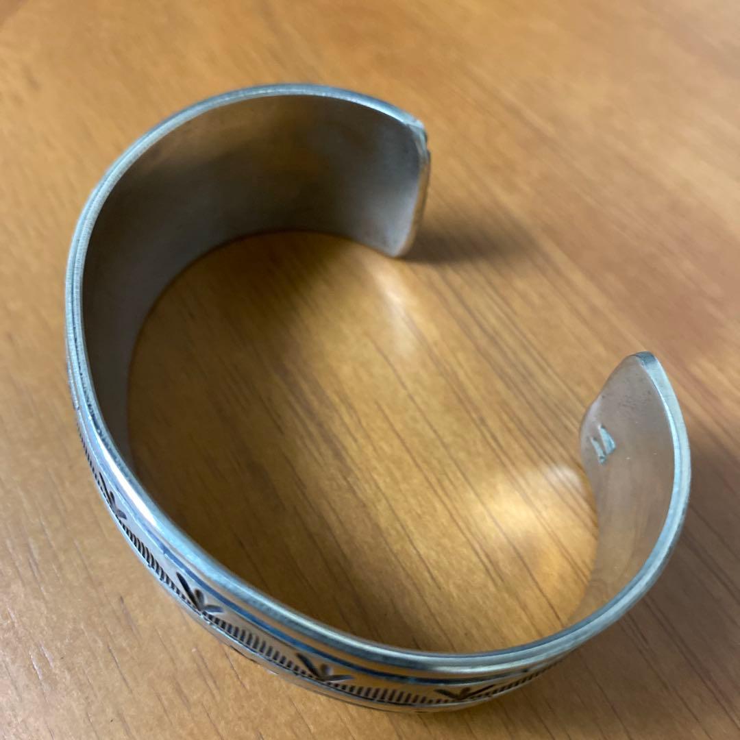☆ 【Vintage】 ナバホ・ネィティブ★シルバー バングル　刻印あり