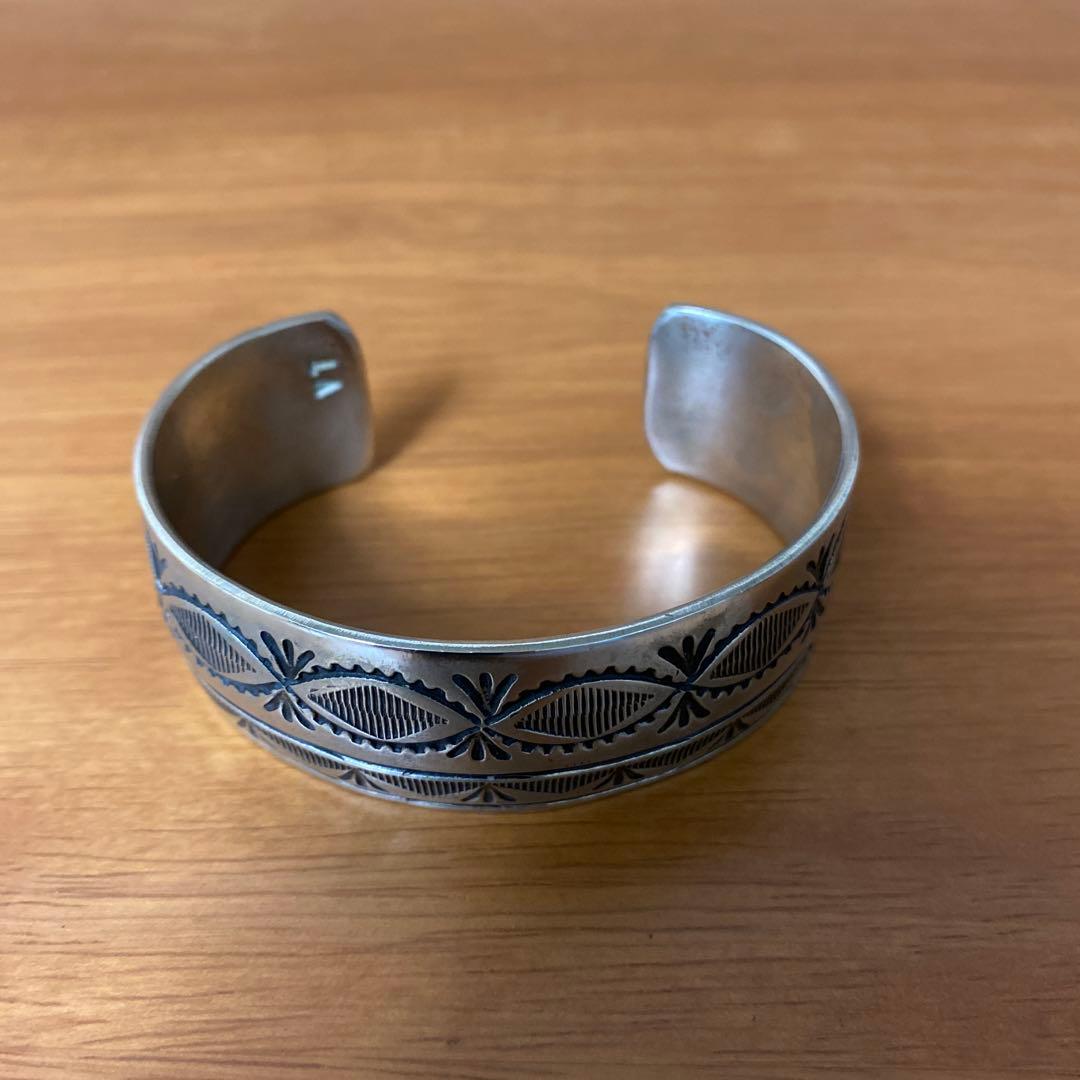 ☆ 【Vintage】 ナバホ・ネィティブ★シルバー バングル　刻印あり