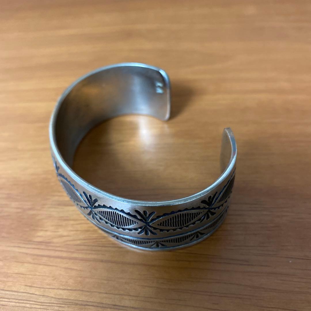 ☆ 【Vintage】 ナバホ・ネィティブ★シルバー バングル　刻印あり