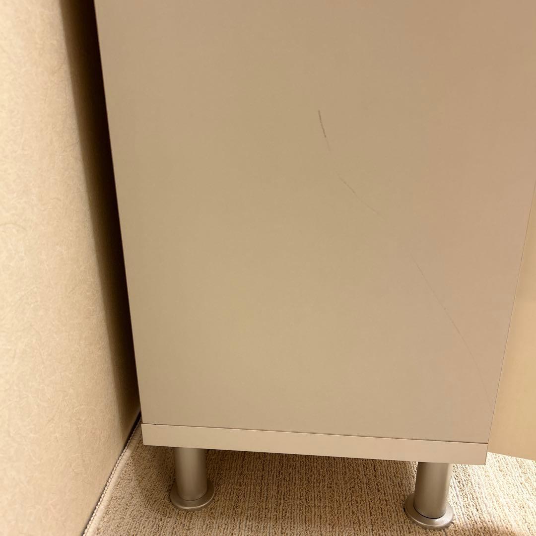 国産　完成品　シューズボックス　下駄箱　ホワイト