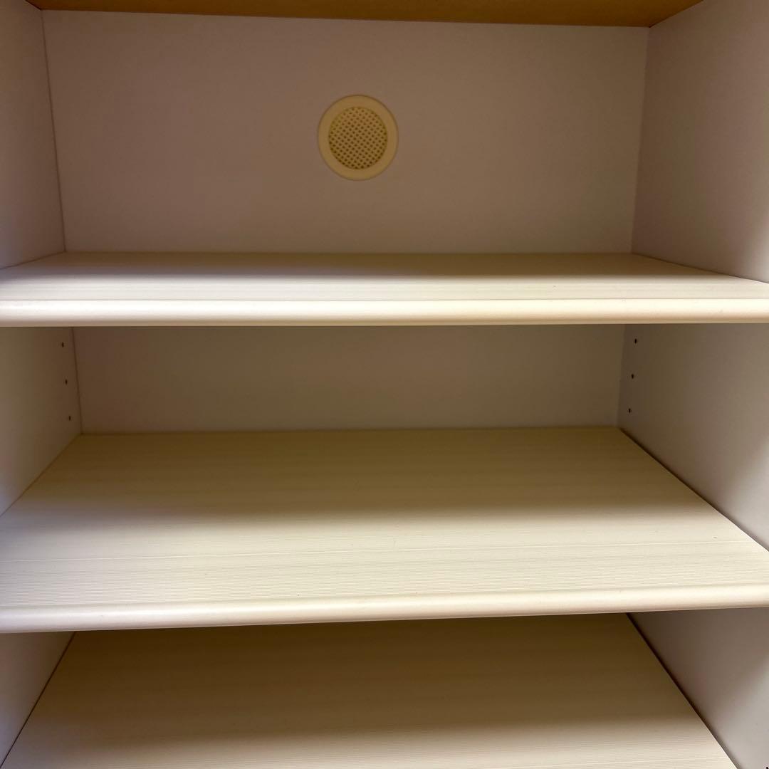 国産　完成品　シューズボックス　下駄箱　ホワイト