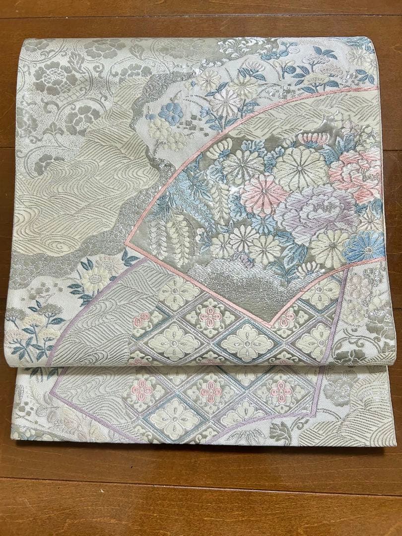 美品　人気の水色　正絹訪問着　フルセット4点　卒業式　入学式　七五三　お宮参り