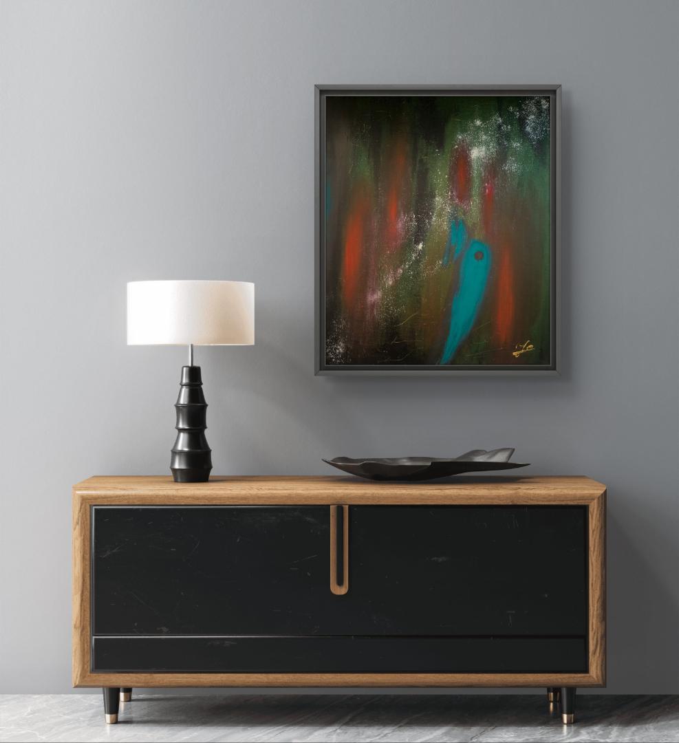 夢で見た絵/ 抽象画 キャンバス 46×38㎝ F8 原画1点のみ モダンアート