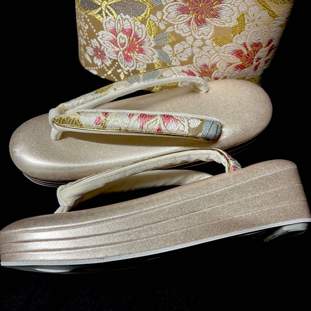 草履バッグセット■新品■新作■厚底■帯地■振袖フルセット振袖一式■７８４