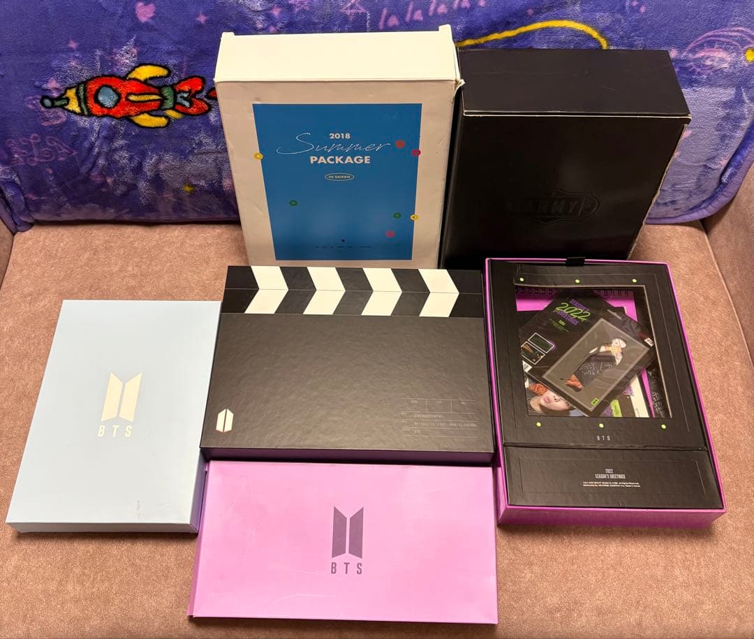 【パケ無300引】BTS ZIP MARCH BOX シーグリ　サマパケ　セット