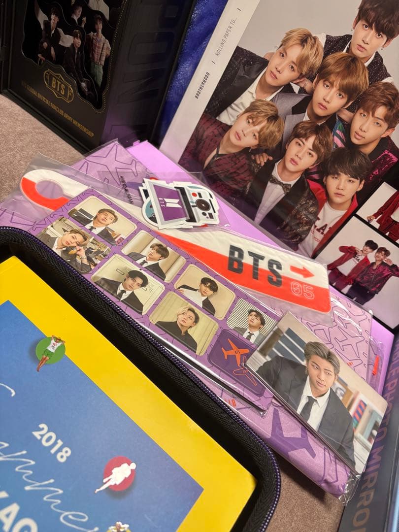 【パケ無300引】BTS ZIP MARCH BOX シーグリ　サマパケ　セット