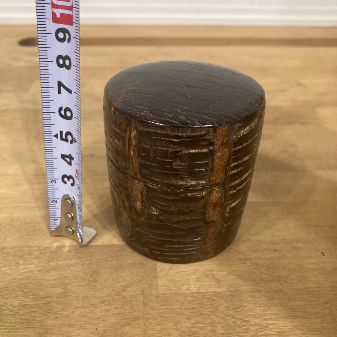 樺細工　棗　茶道具