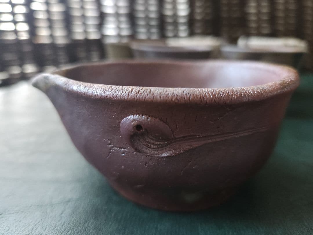 備前焼　松園　宝瓶　茶器　揃　未使用