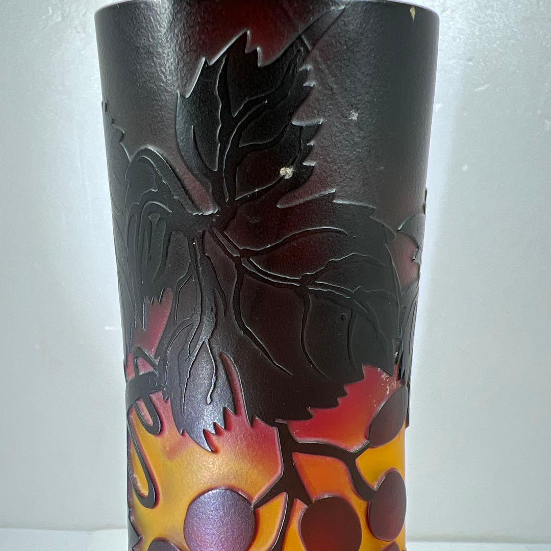 エミールガレ風花瓶　タカオ　36㎝　東里7-0816①