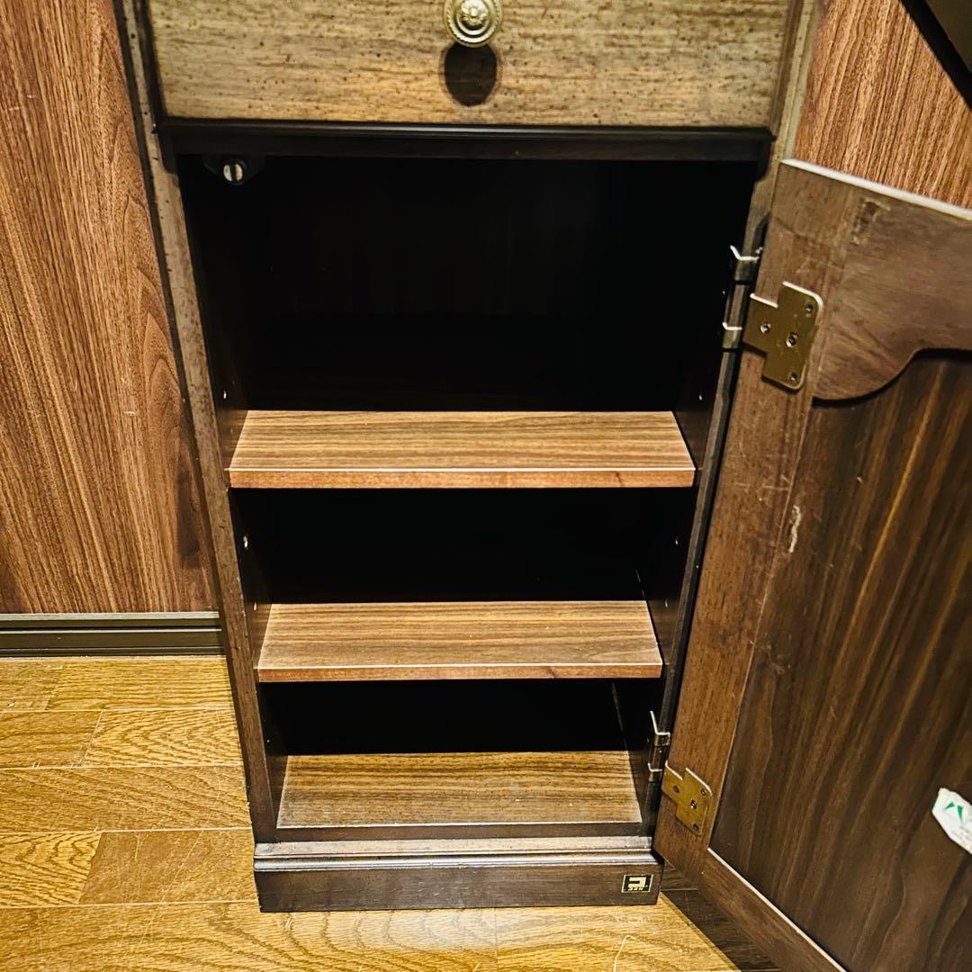 【良品】 コスガ 英国アンティークスタイル 花台 電話台