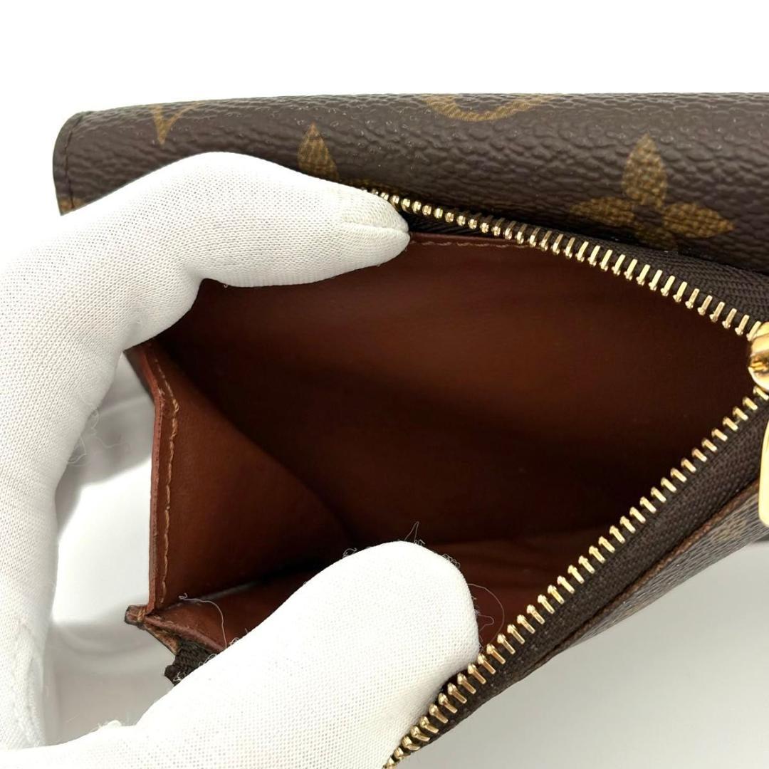 ルイヴィトン 折財布 モノグラム ポルトフォイユ アナイス 茶 ブラウン2505
