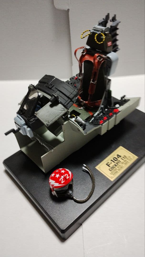 プラモデル完成機　1/12　F-104Gコクピット