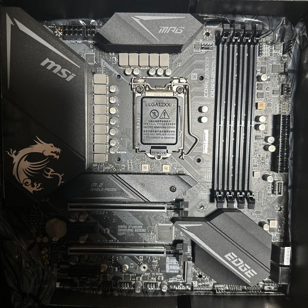 MSI MPG Z490M EDGE WIFI LGA1200 マザーボード