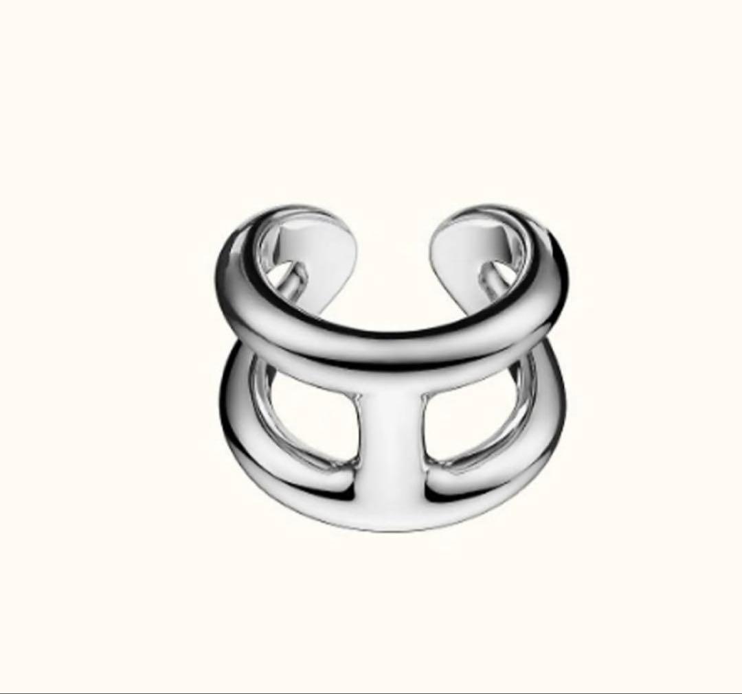 エルメス HERMES オスモズ リング GM 【57】 17号