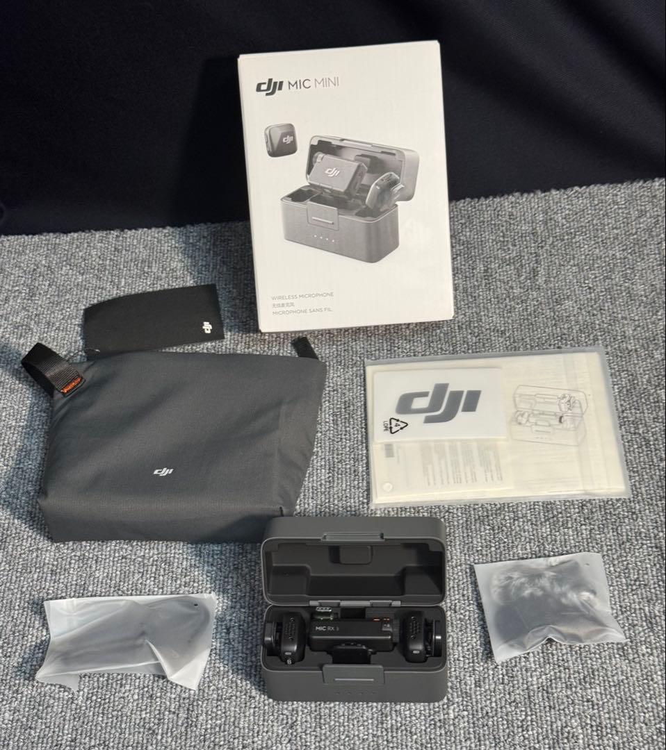 DJI Mic Mini（2 TX + 1 RX + 充電ケース）
